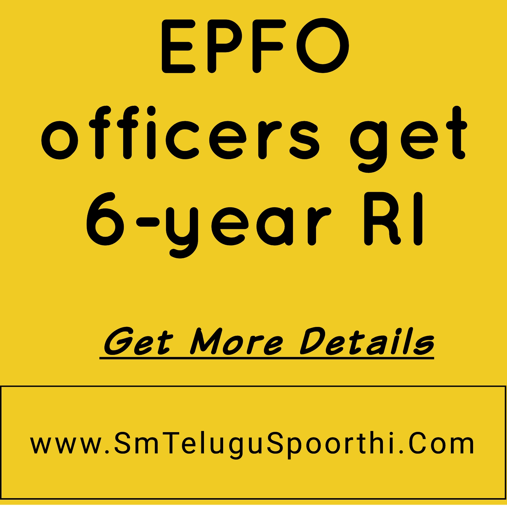EPFO officers get 6-year RI
