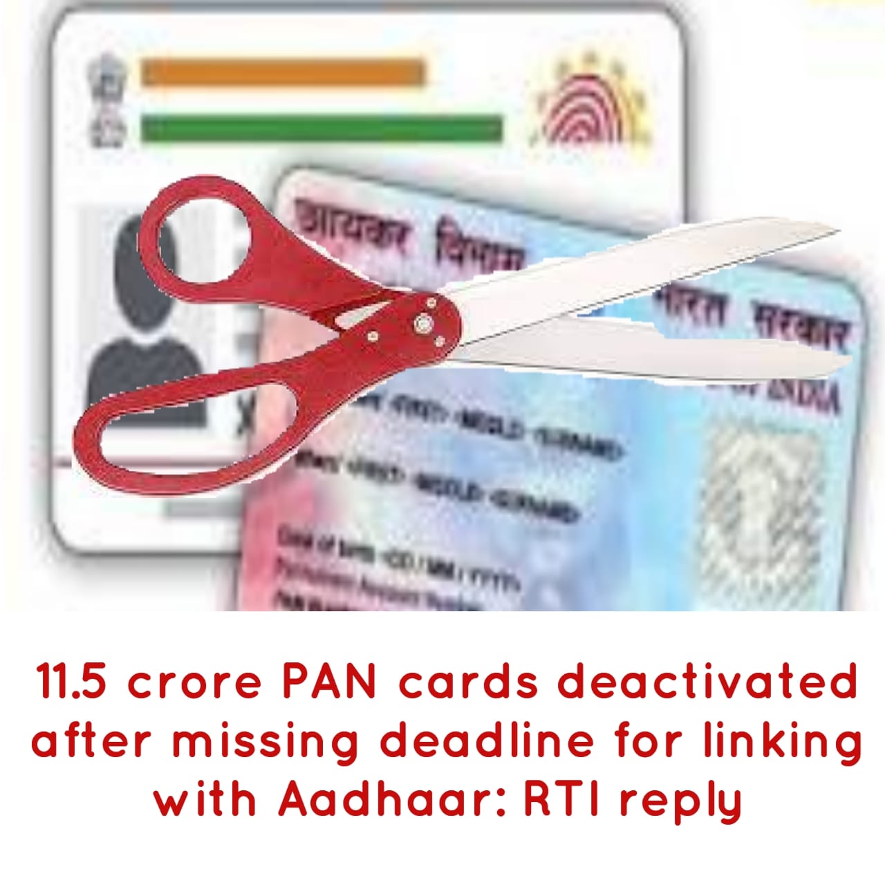 11.5 crore PAN cards deactivated