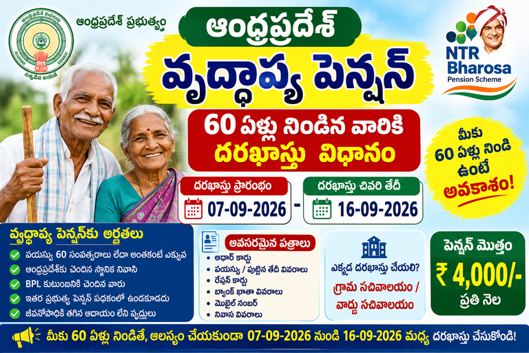 NTR Bharosa Scheme Application