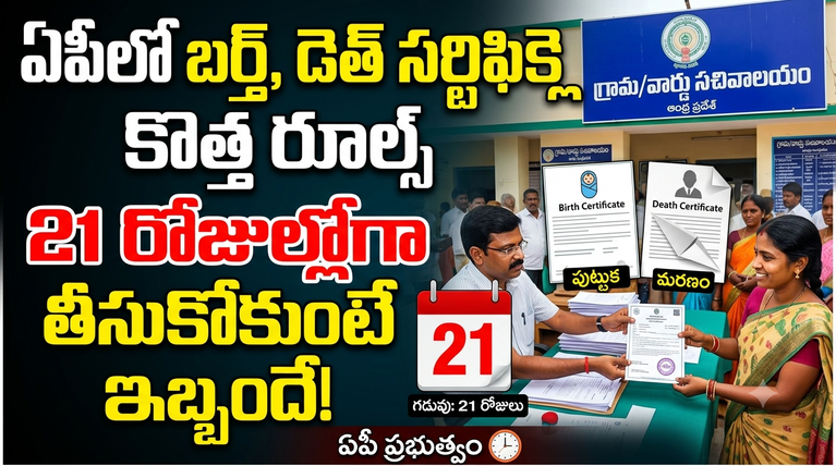 ap birth death certificate new rules 21 days